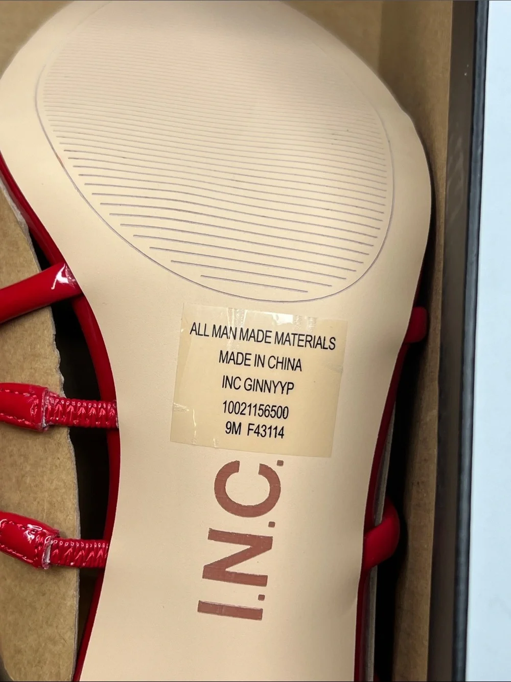 I.N.C. International Concepts Women's Ginny Strappy Stiletto Sandals Size 9M